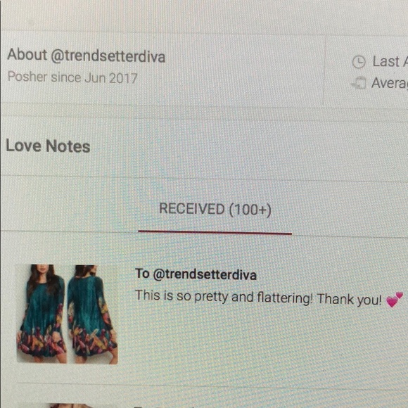 LAST 1! Long sleeve scoop neck floral print dress. - Picture 5 of 7